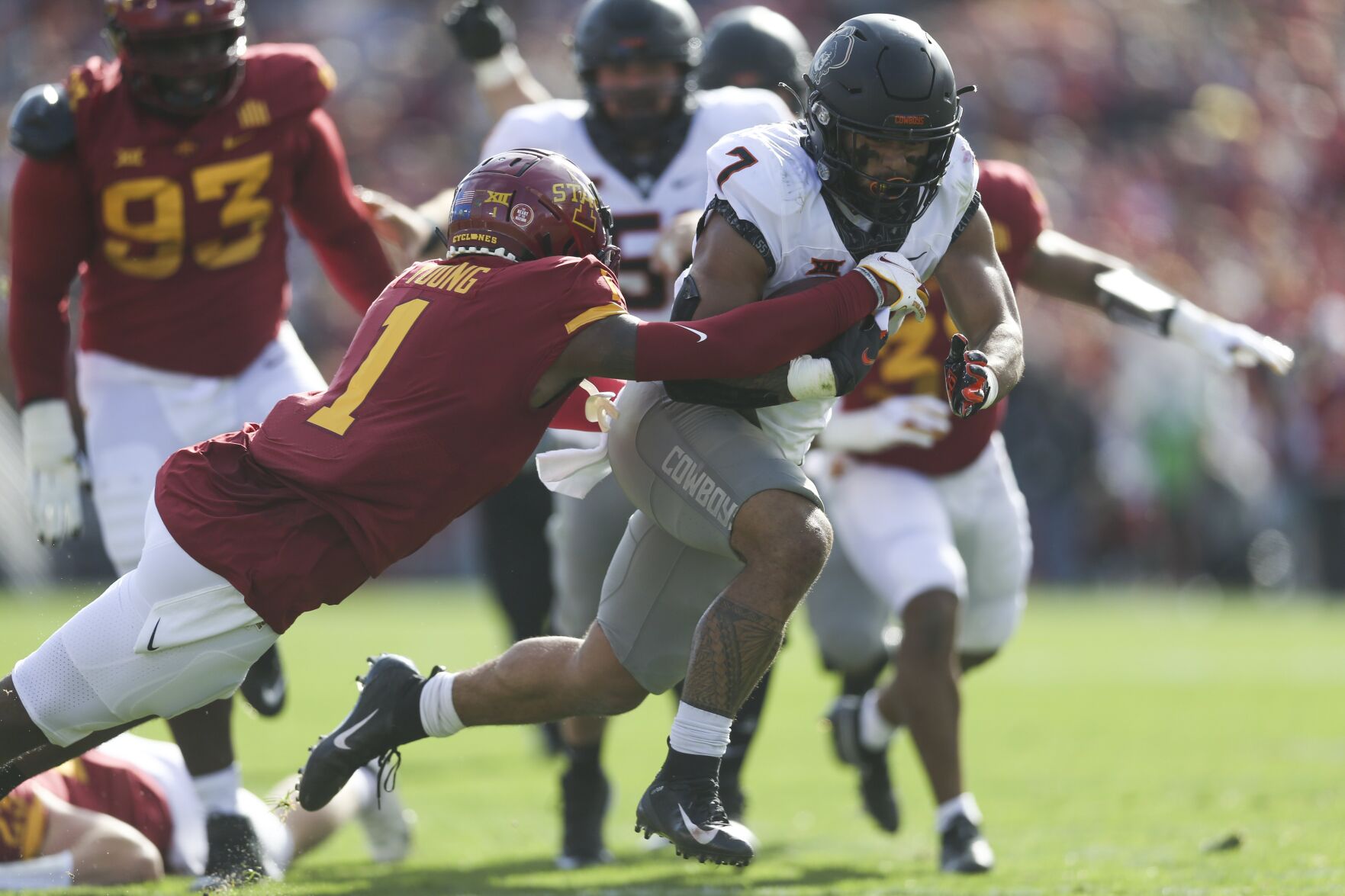 Oklahoma State plays at Iowa State University